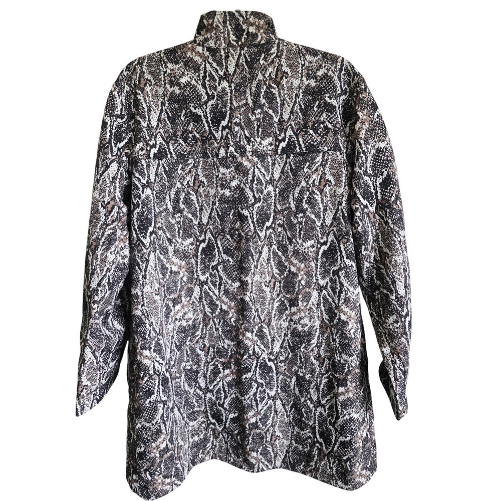 Soft Surroundings Viper Python Print Jacket VTG W… - image 2